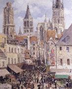 Camille Pissarro, Rue de L-Epicerie,Rouen